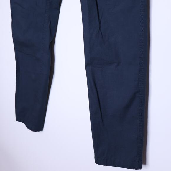 VUORI Ripstop Pant Indigo Tapered Leg Cotton Zip Pocket Stretch Casual Men's M - Picture 6 of 14